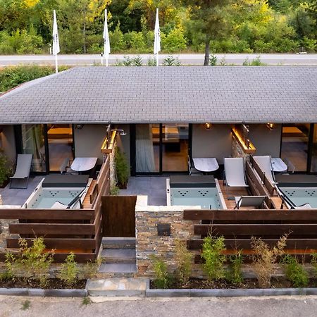 Sylvia Camping & Luxury Suites, Panel Hospitality Homes & Villas Litochoro Exterior foto