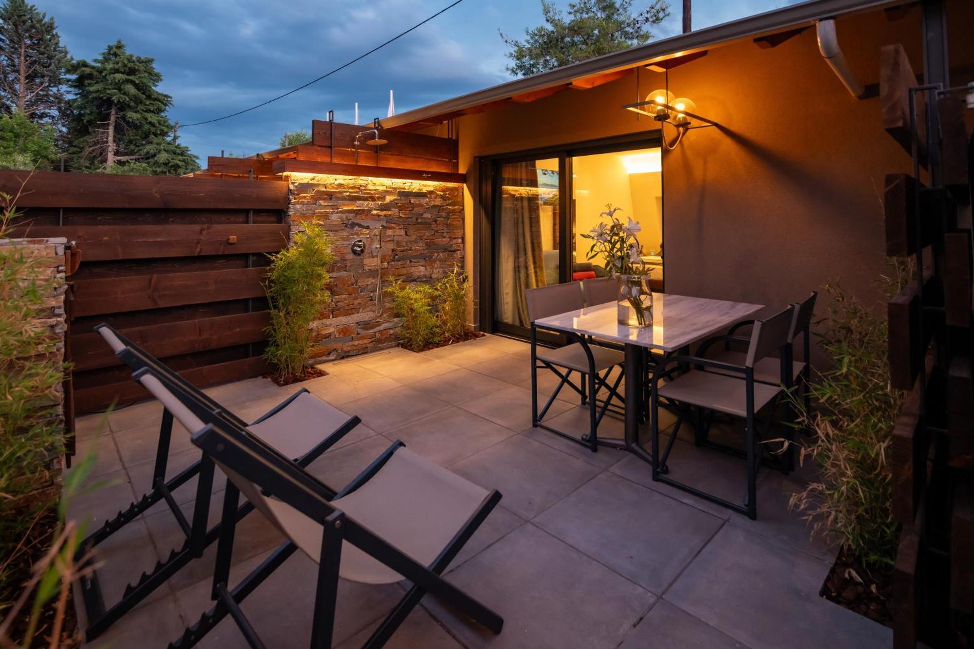 Sylvia Camping & Luxury Suites, Panel Hospitality Homes & Villas Litochoro Exterior foto