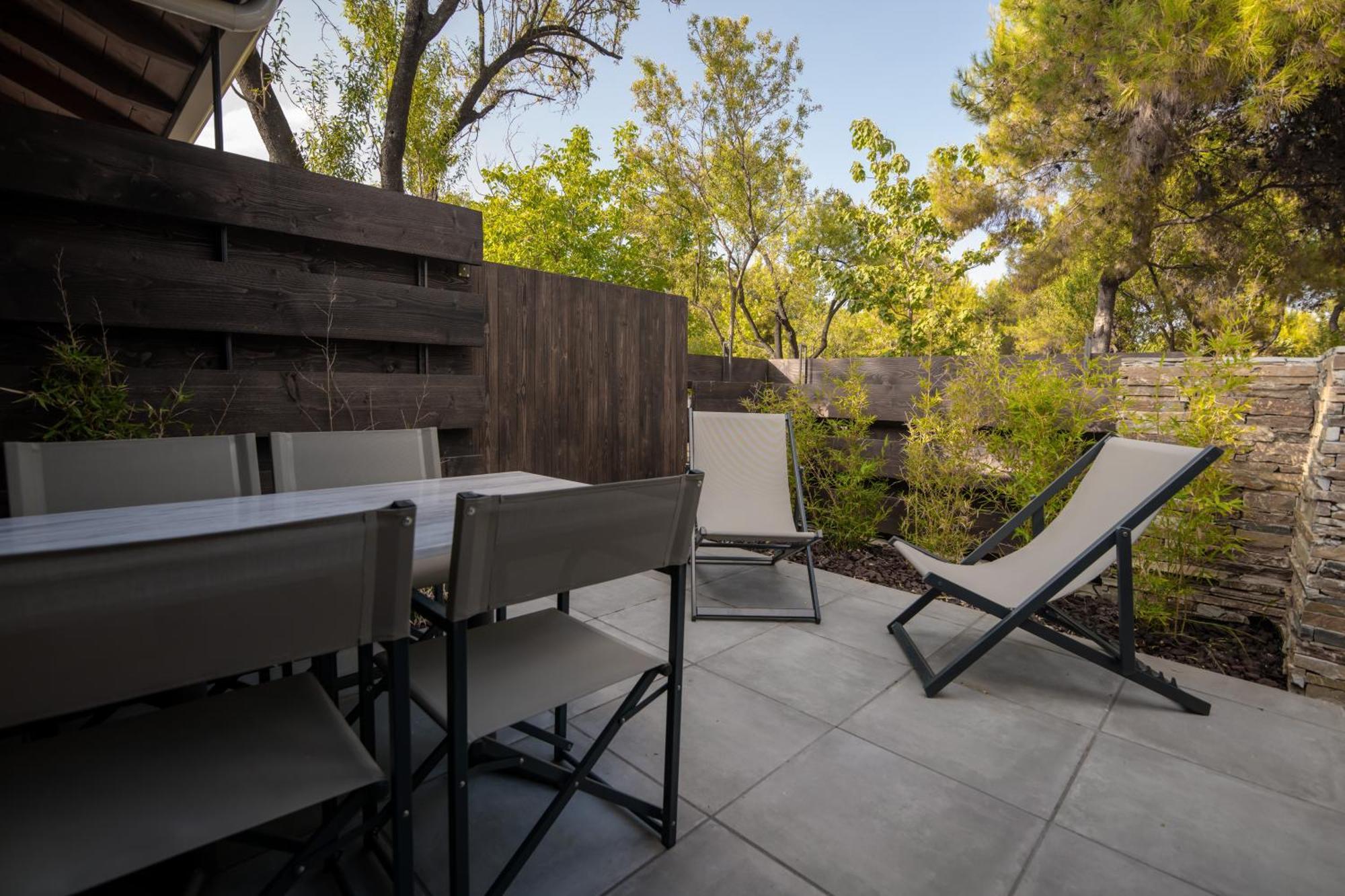 Sylvia Camping & Luxury Suites, Panel Hospitality Homes & Villas Litochoro Exterior foto