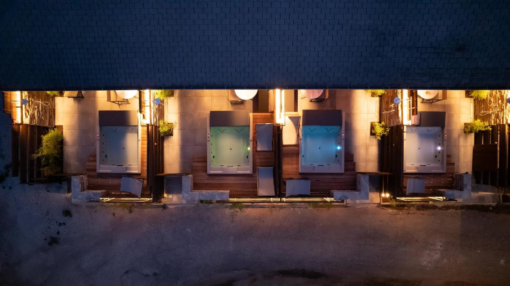 Sylvia Camping & Luxury Suites, Panel Hospitality Homes & Villas Litochoro Exterior foto